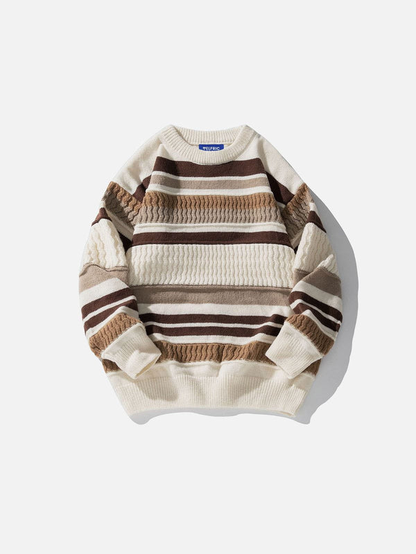 Fvshya Stripe Color Blocking Sweater