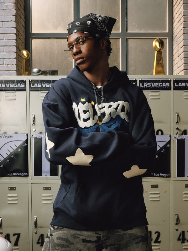 Fvshya Towel Embroidery Hoodie