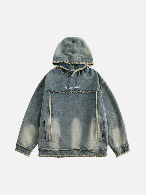 Fvshya Denim Washed Hoodie