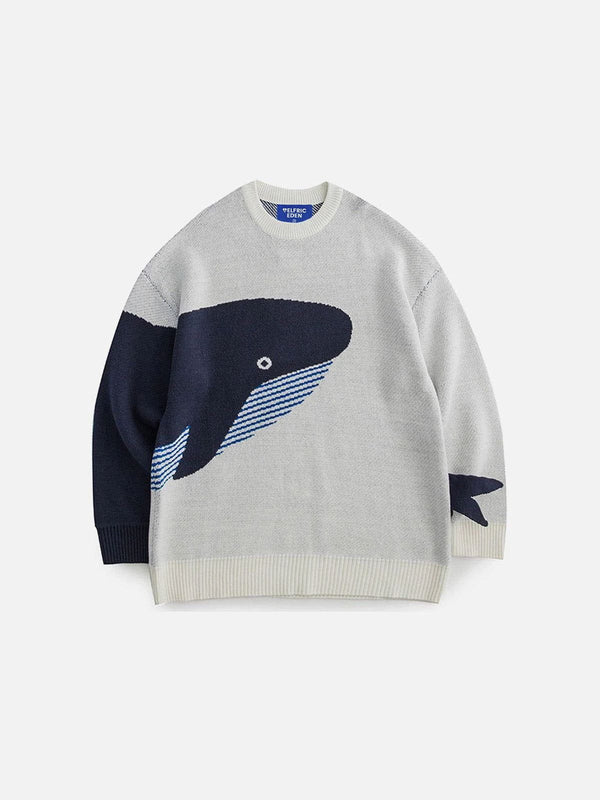 Fvshya "The Loneliest Whale" Knit Sweater