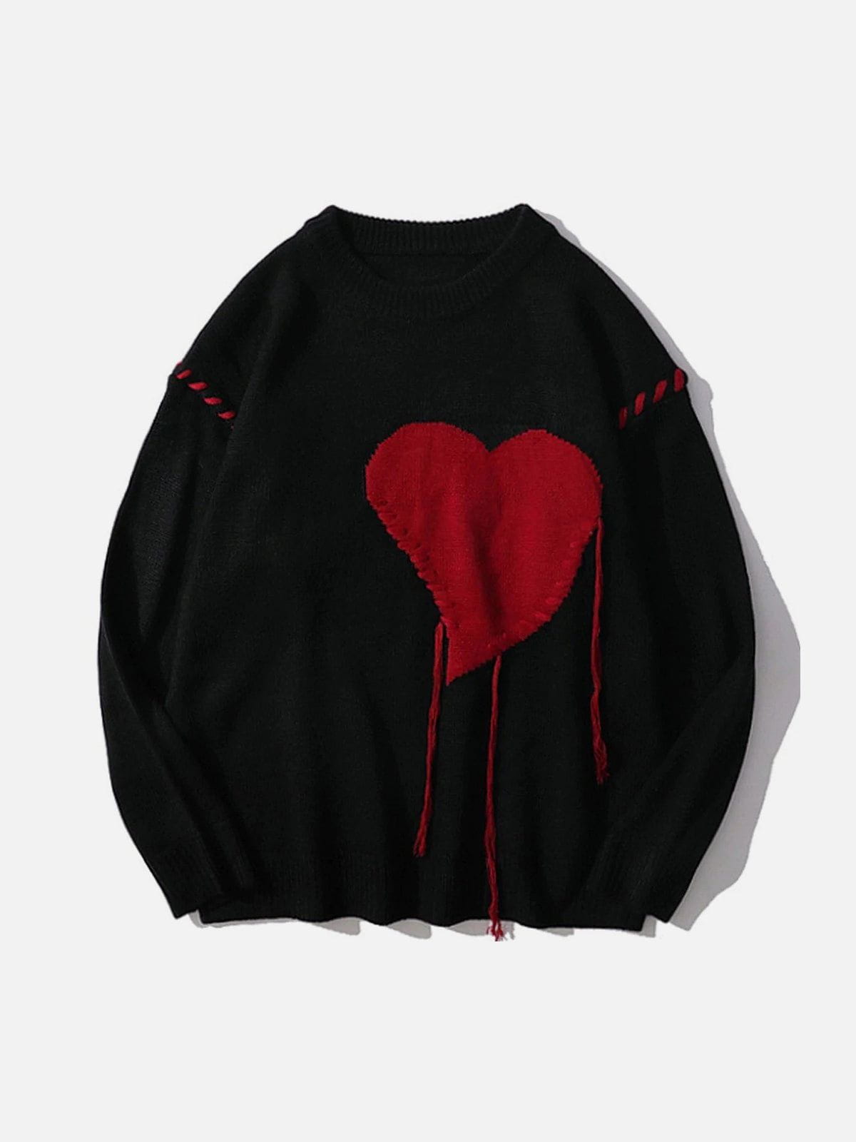 Fvshya Love Embroidered Sweater