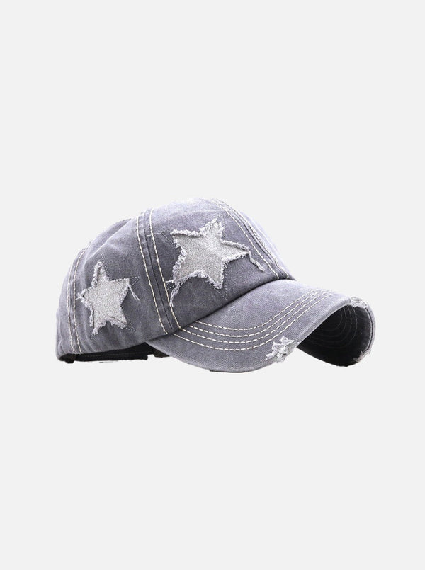 Fvshya Vintage Star Embroidered Cap