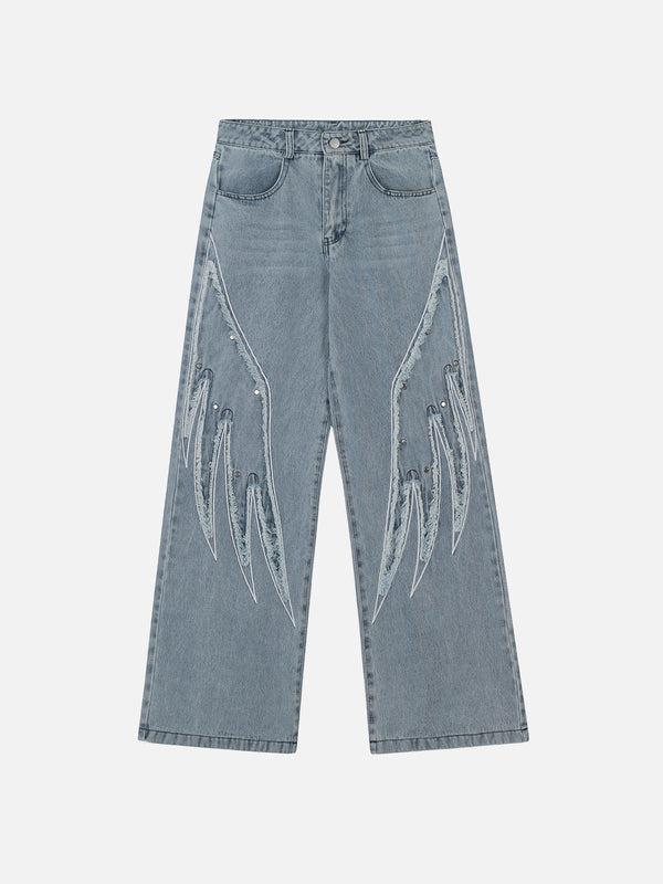 Fvshya Rivet Wing Loose Jeans