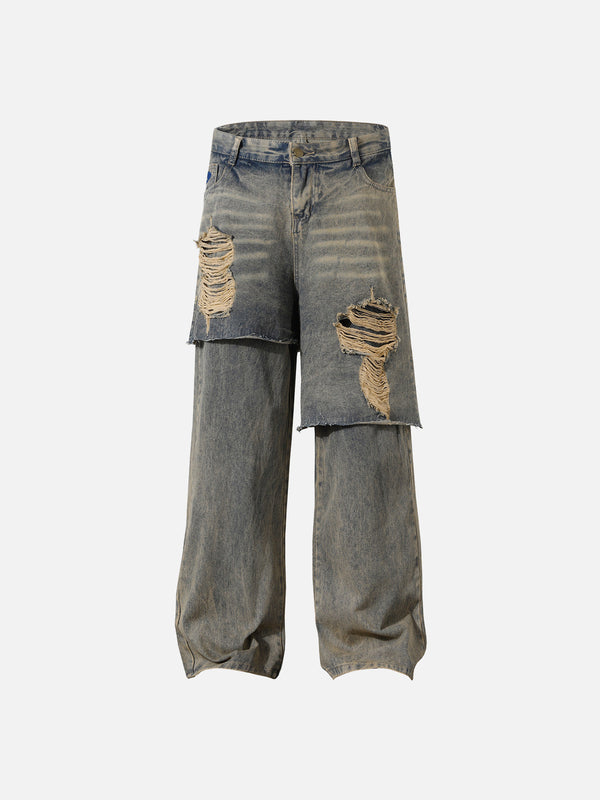 Fvshya Two Layer Baggy Jeans