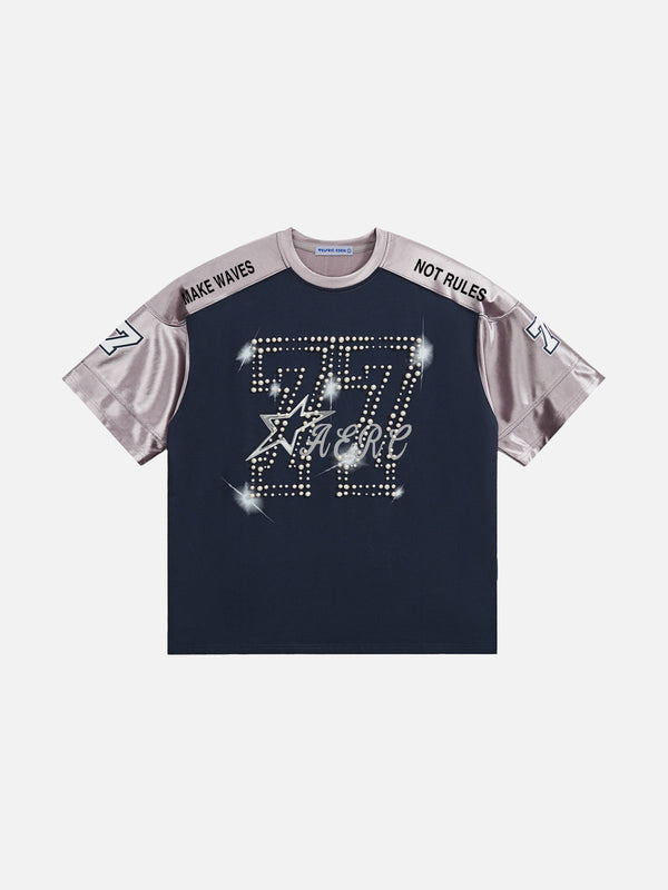 Fvshya Pearl Number Tee