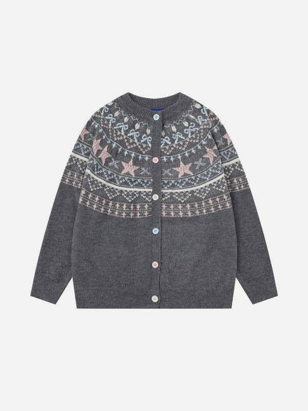 Fvshya Fair Isle Cardigan