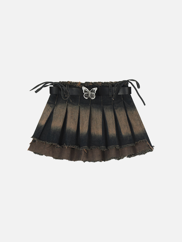 Fvshya Pleated Short Skirt