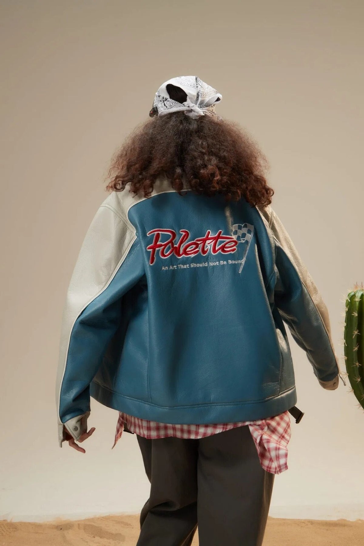 Fvshya Retro Racing Racer Jacket