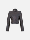 Fvshya Street Leather Jacket Set