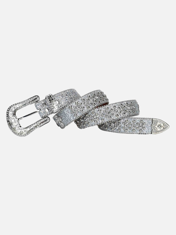 Fvshya Studded Rhinestone Belt