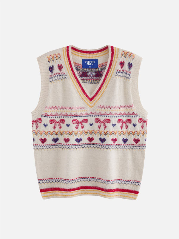 Fvshya Fair Isle Sweater Vest