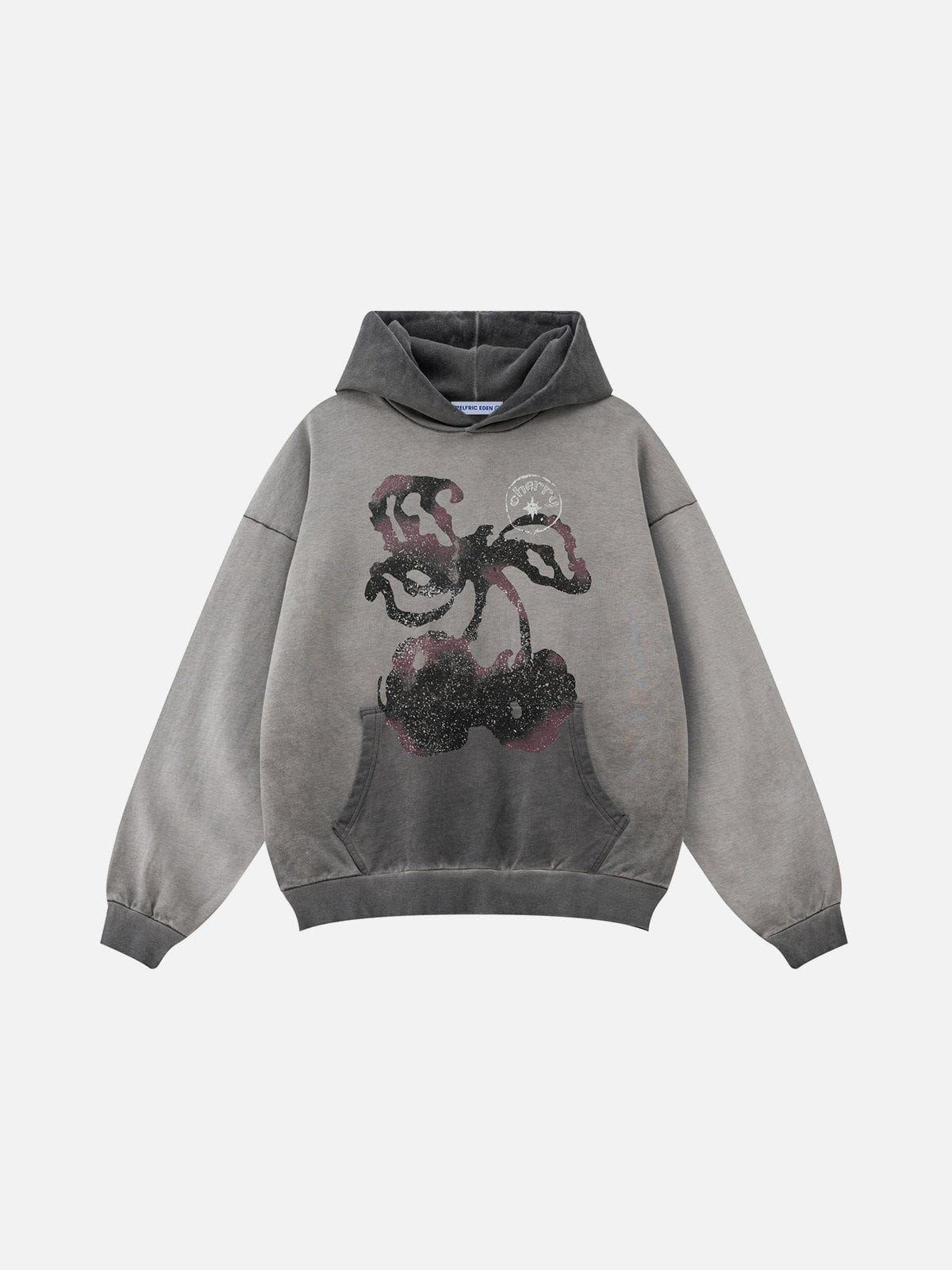 Fvshya Blurring Cherry Washed Hoodie