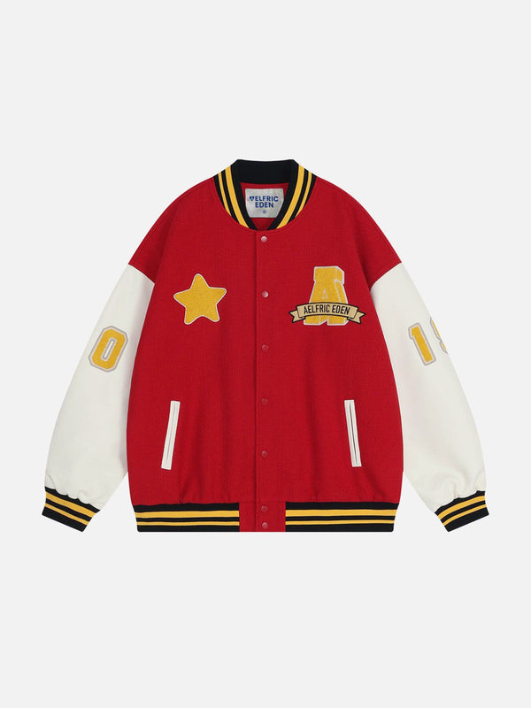 Fvshya Star Varsity Jacket