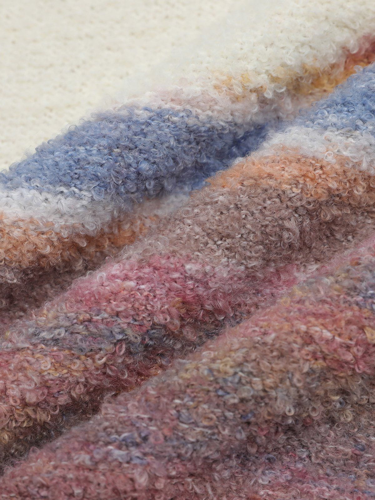 Fvshya Irregular Color Blocking Sweater