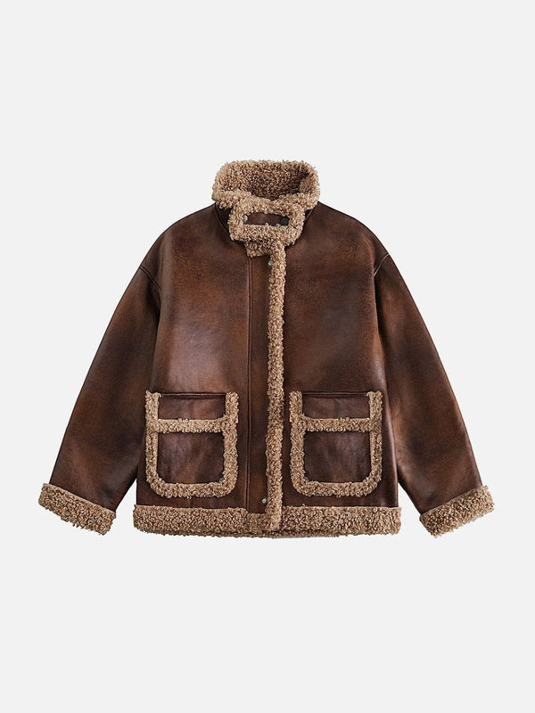 Fvshya Patchwork Sherpa Jacket