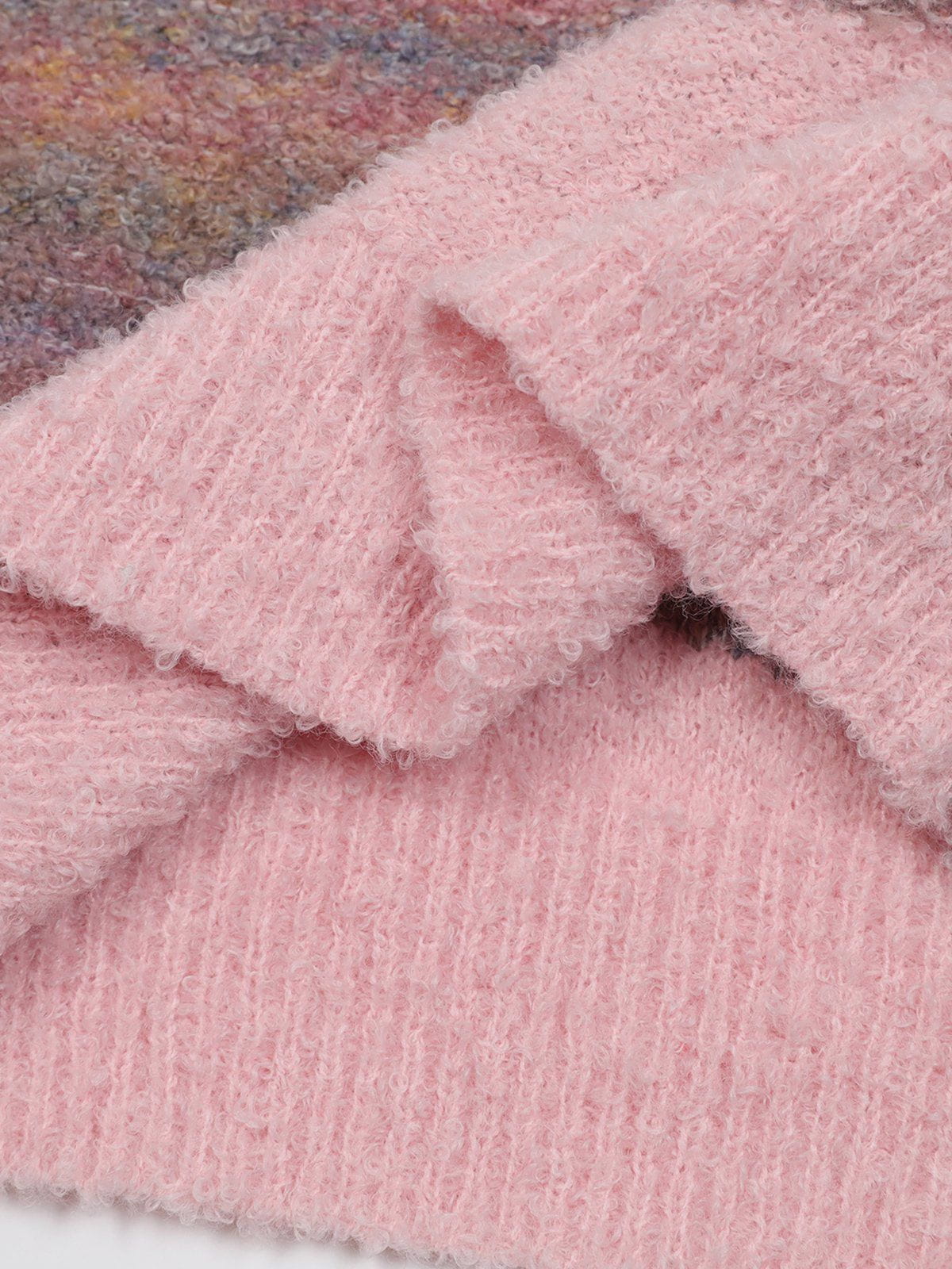 Fvshya Irregular Color Blocking Sweater