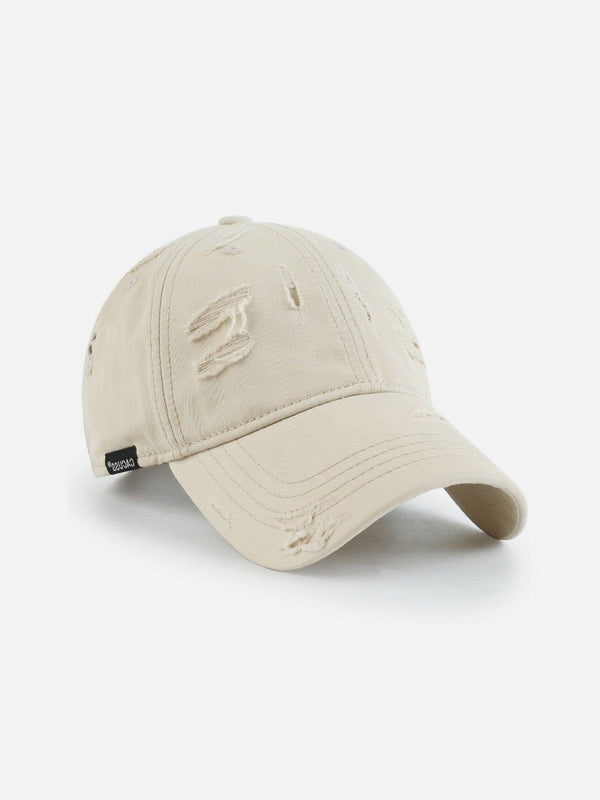 Fvshya Vintage Hole Baseball Cap