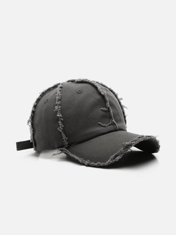 Fvshya Vintage Washed Fringe Cap