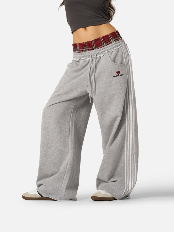 Fvshya Double Waist Baggy Sweatpants