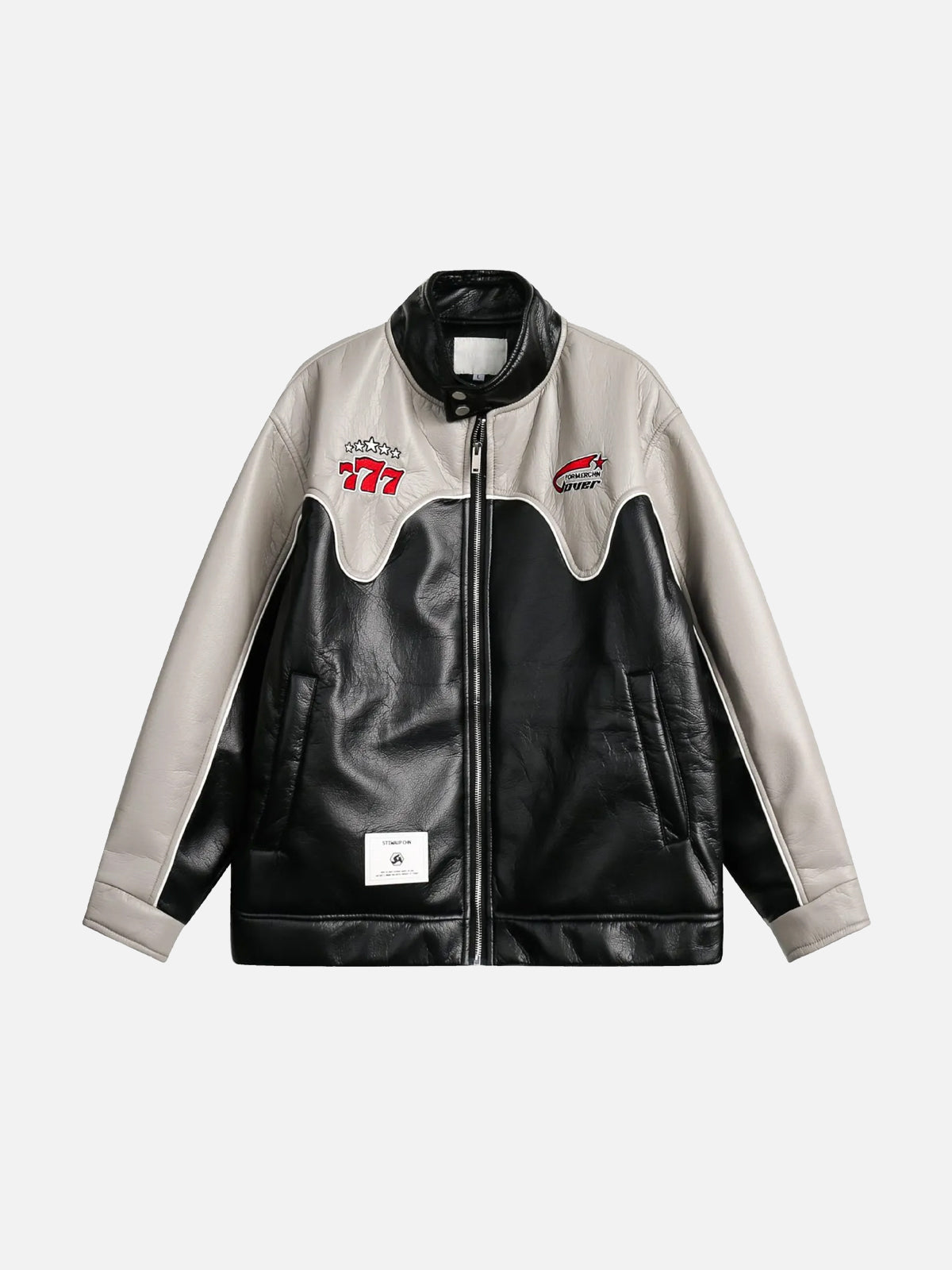 Fvshya Retro Racing Racer Jacket